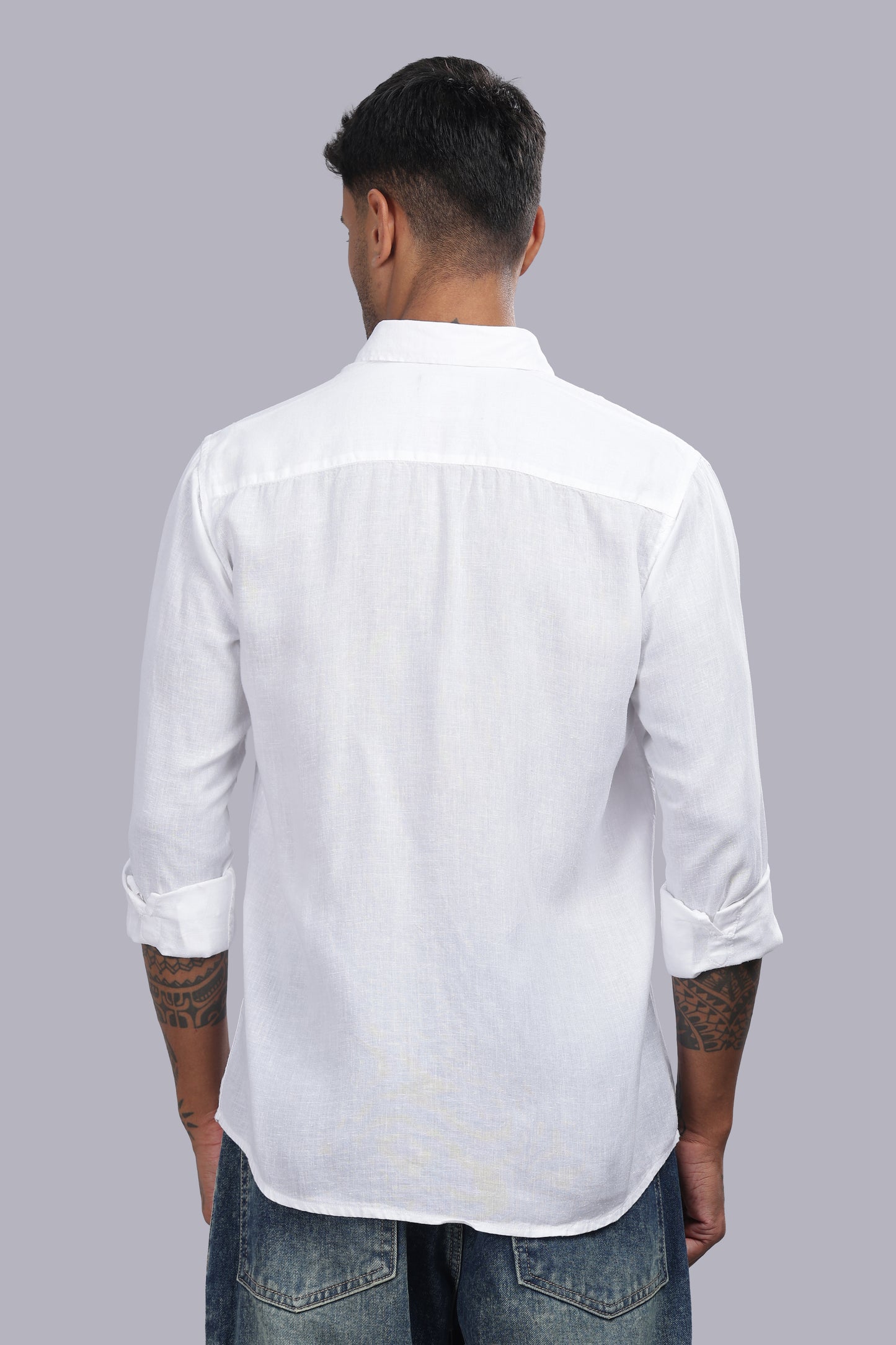 White Premium Linen Shirt