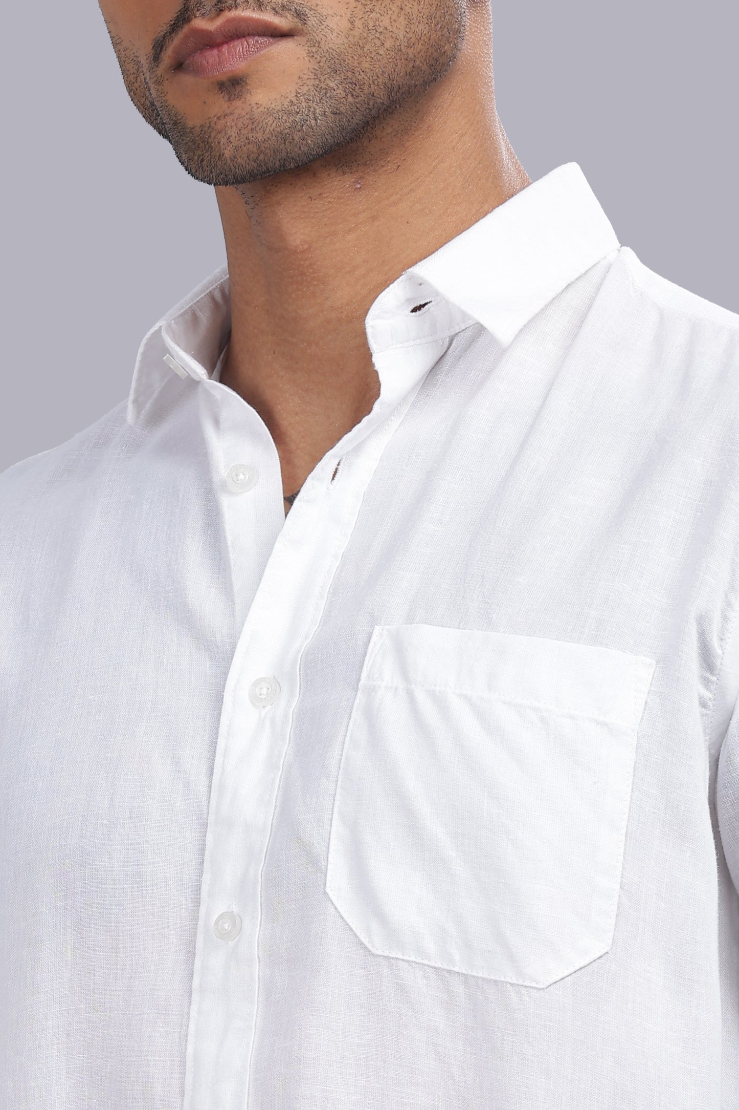 White Premium Linen Shirt