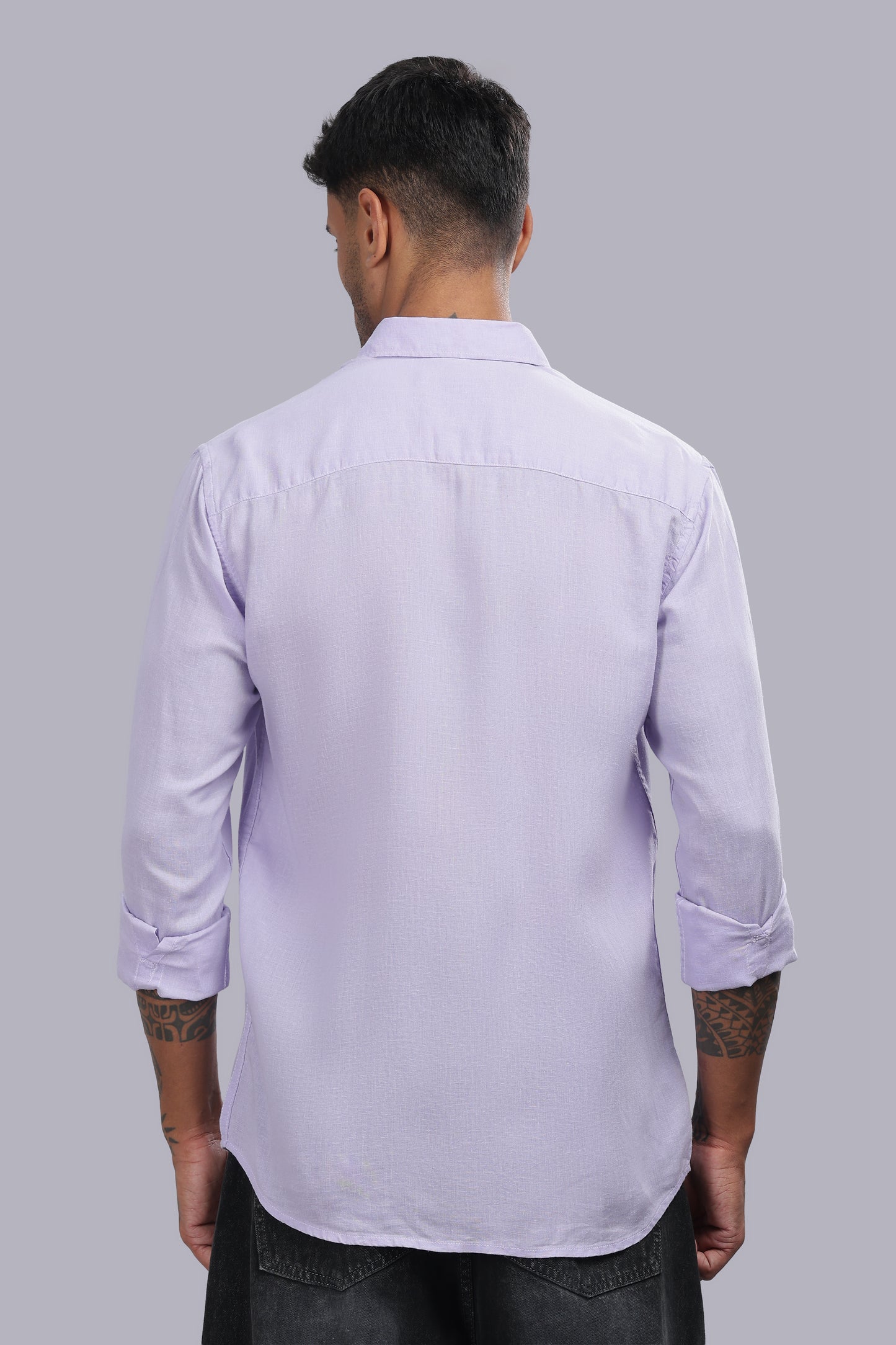 Lavender Premium Linen Shirt