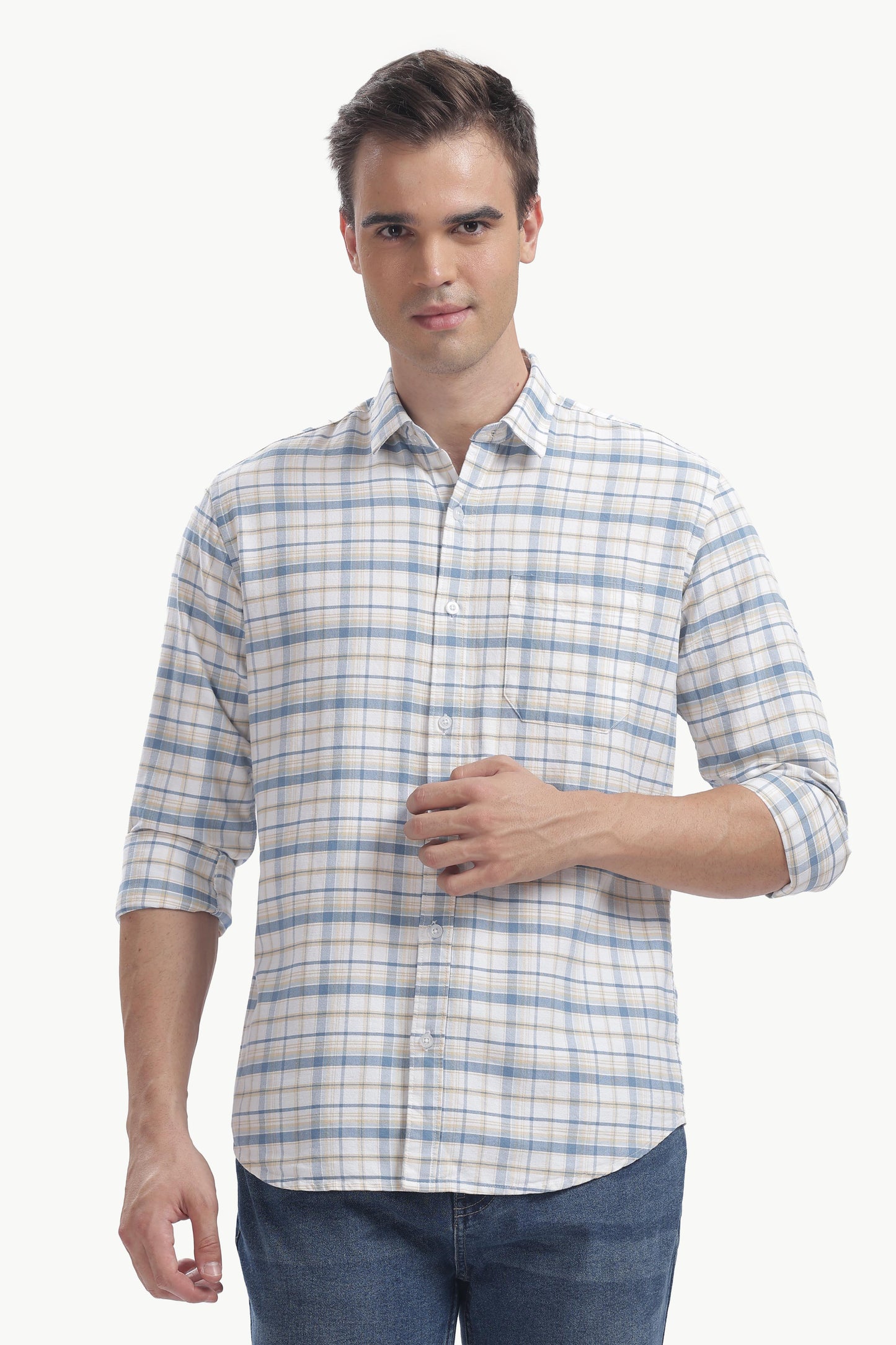 Oxford Cotton checked shirt