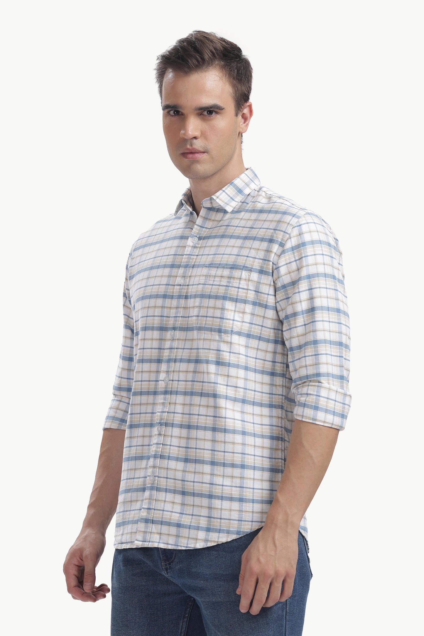 Oxford Cotton checked shirt