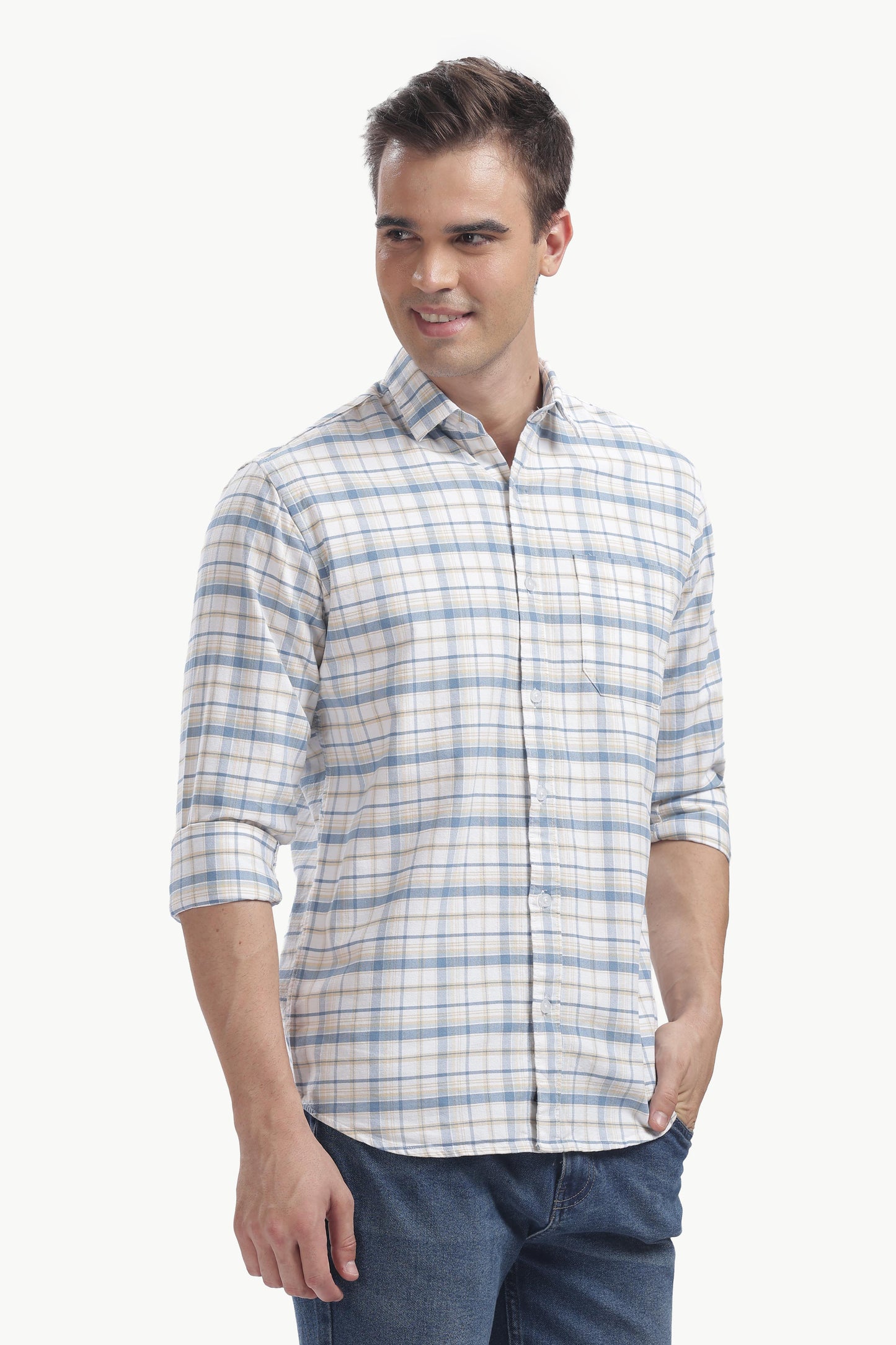 Oxford Cotton checked shirt