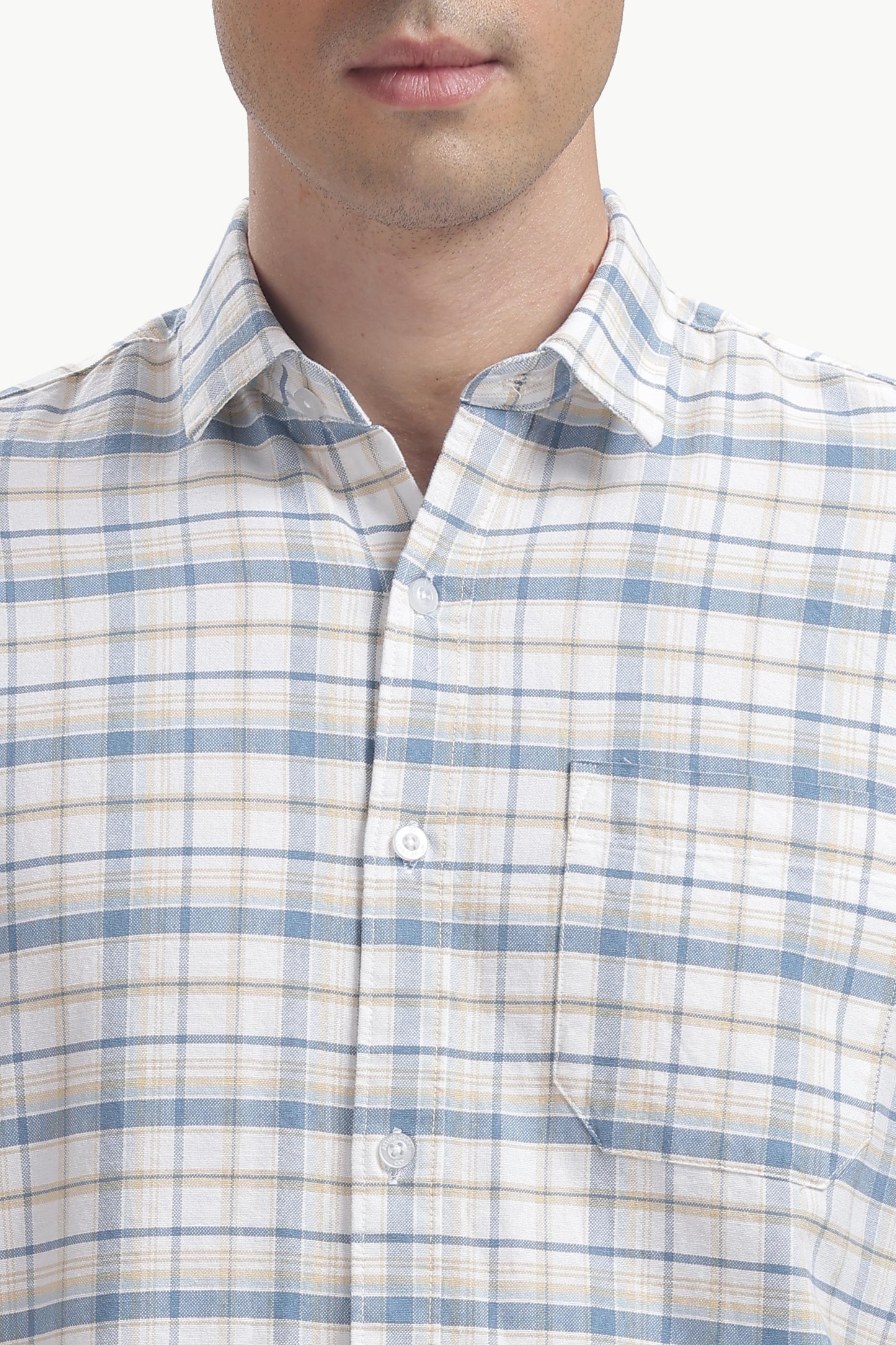 Oxford Cotton checked shirt