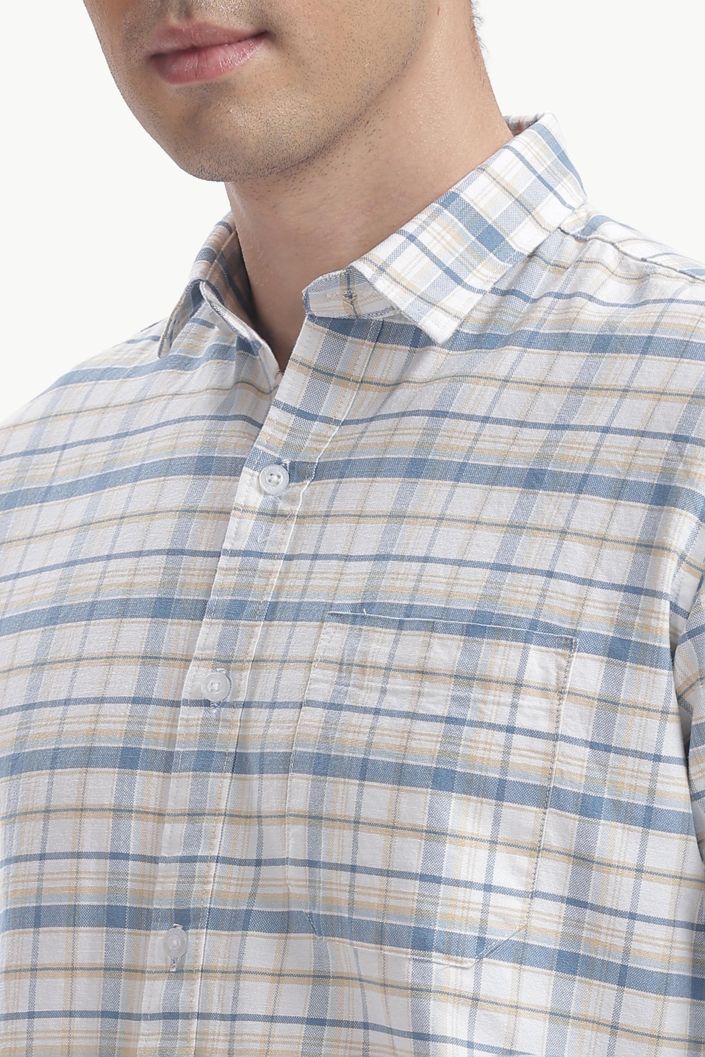 Oxford Cotton checked shirt