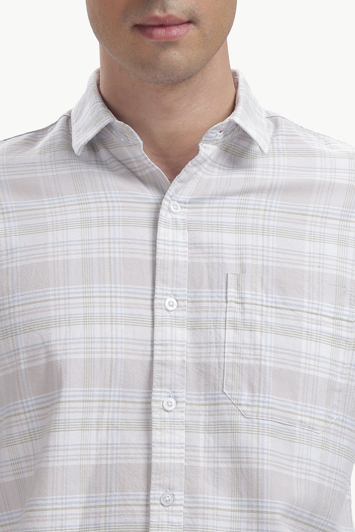 Oxford Cotton Checked Shirt