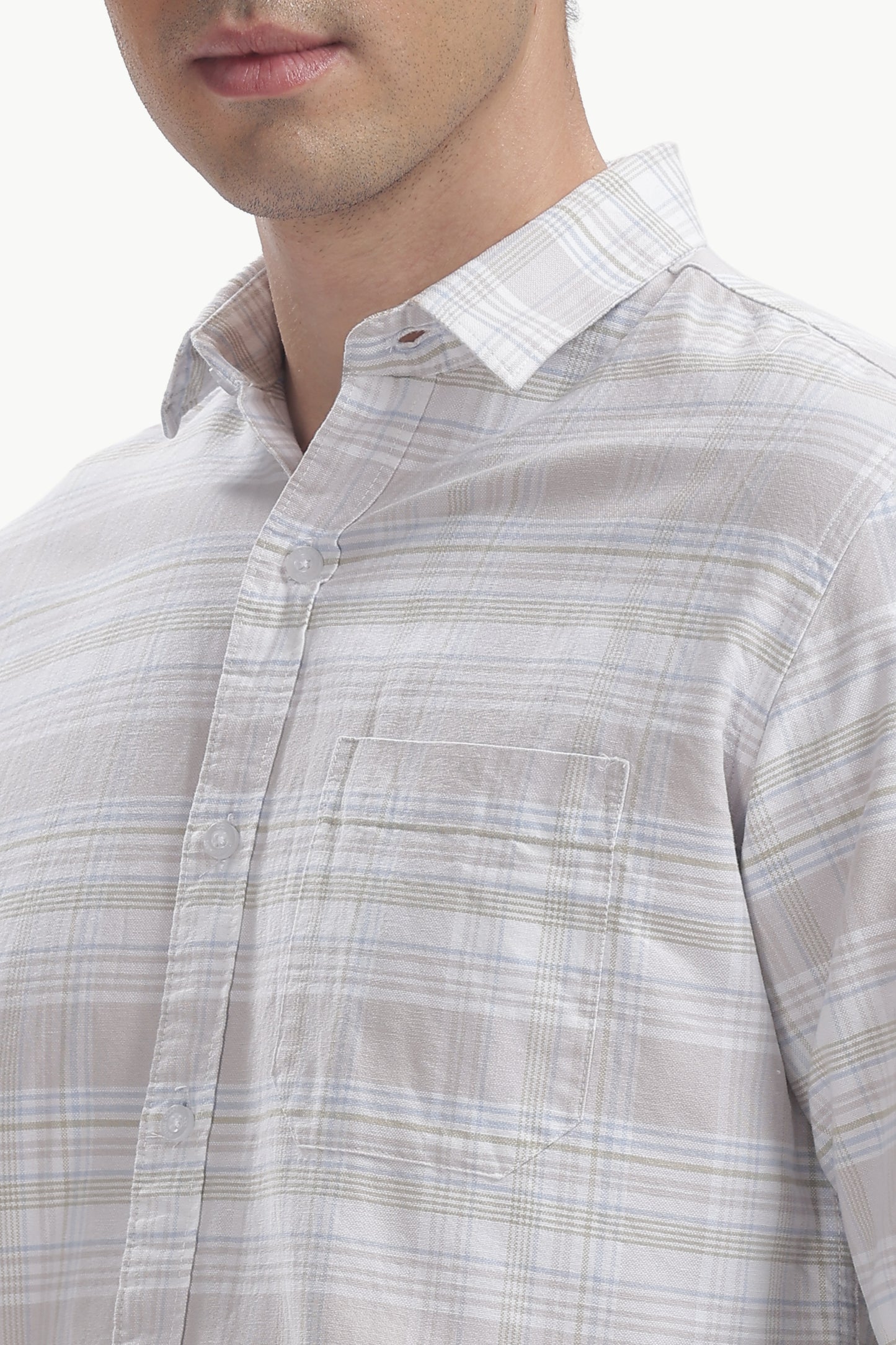 Oxford Cotton Checked Shirt