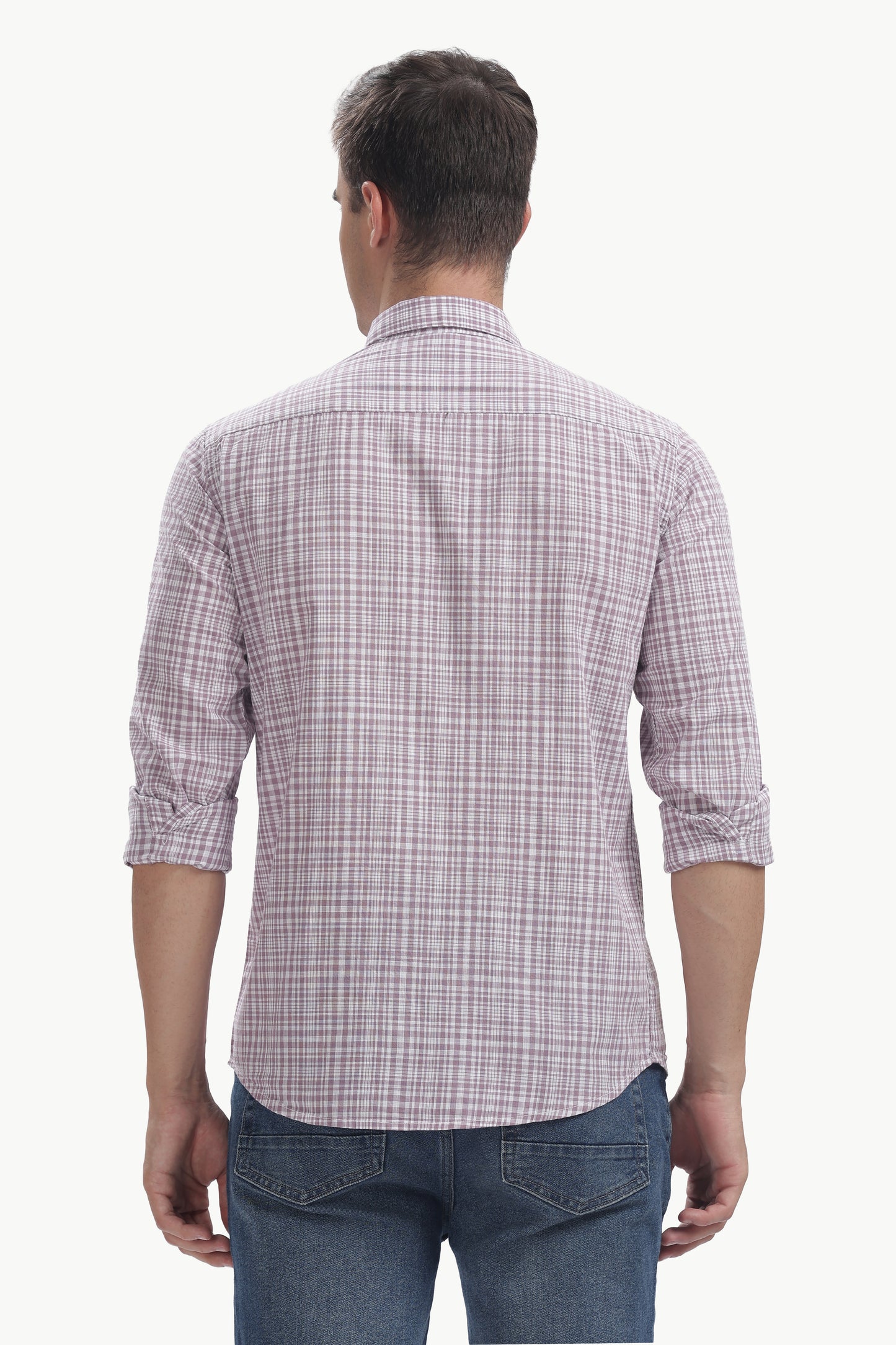 Cotton Slub Checked Shirt