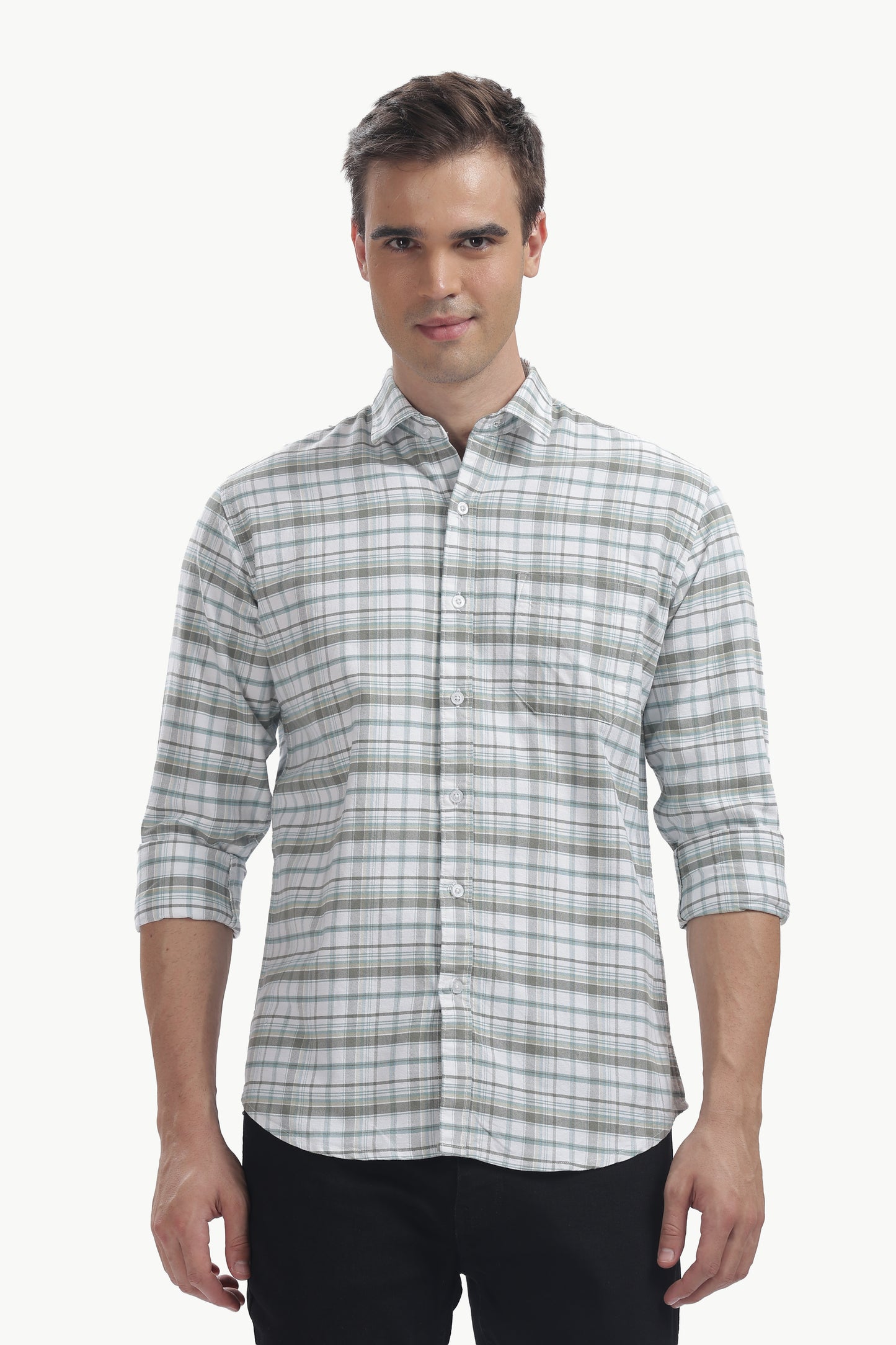 Oxford Cotton Checked Shirt