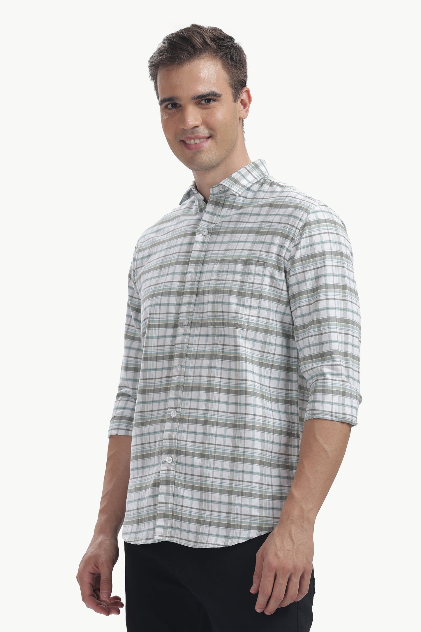 Oxford Cotton Checked Shirt