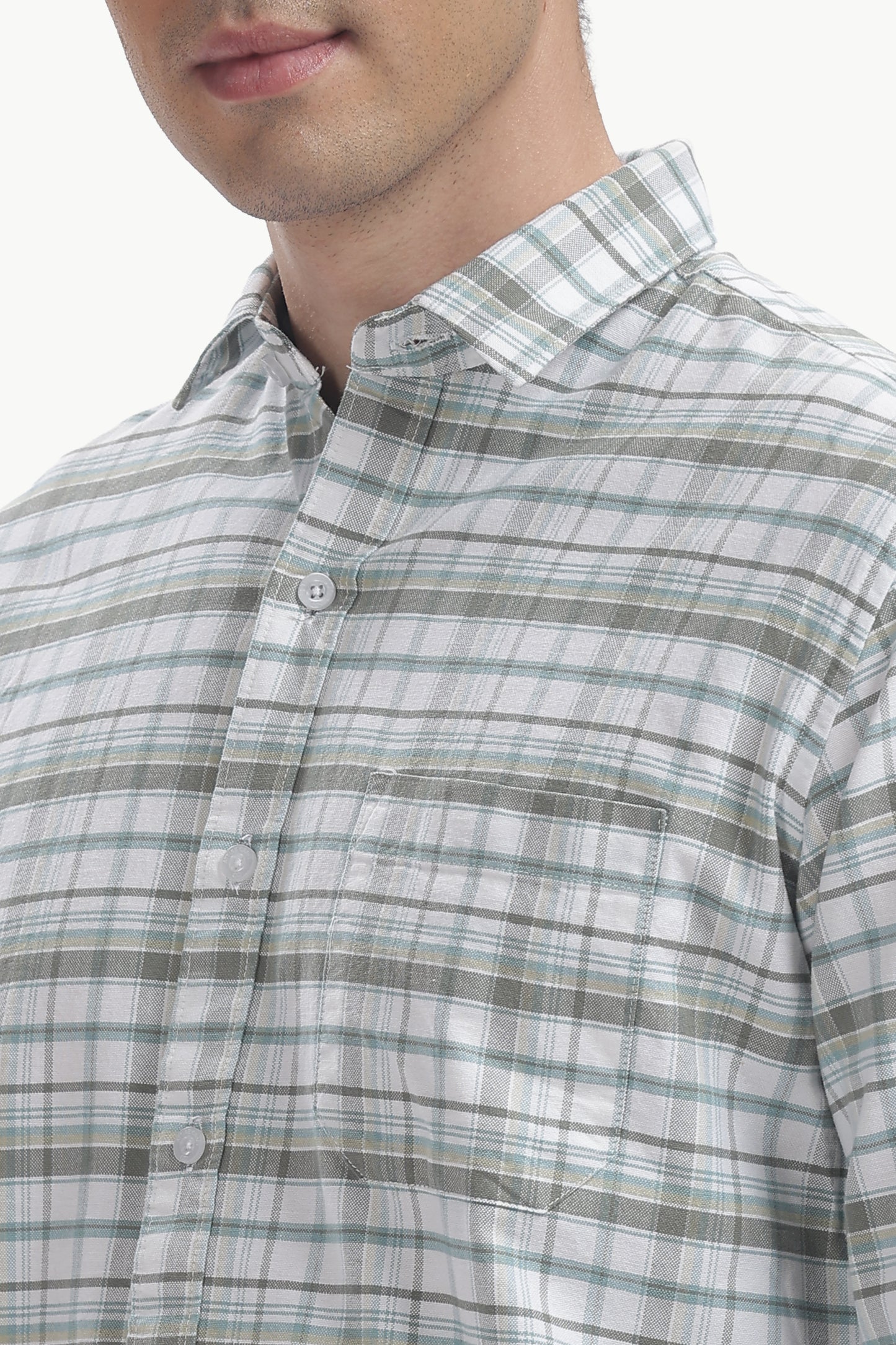 Oxford Cotton Checked Shirt